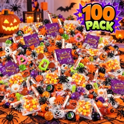 *Halloween Toys and Candy Assortment - 100pc
